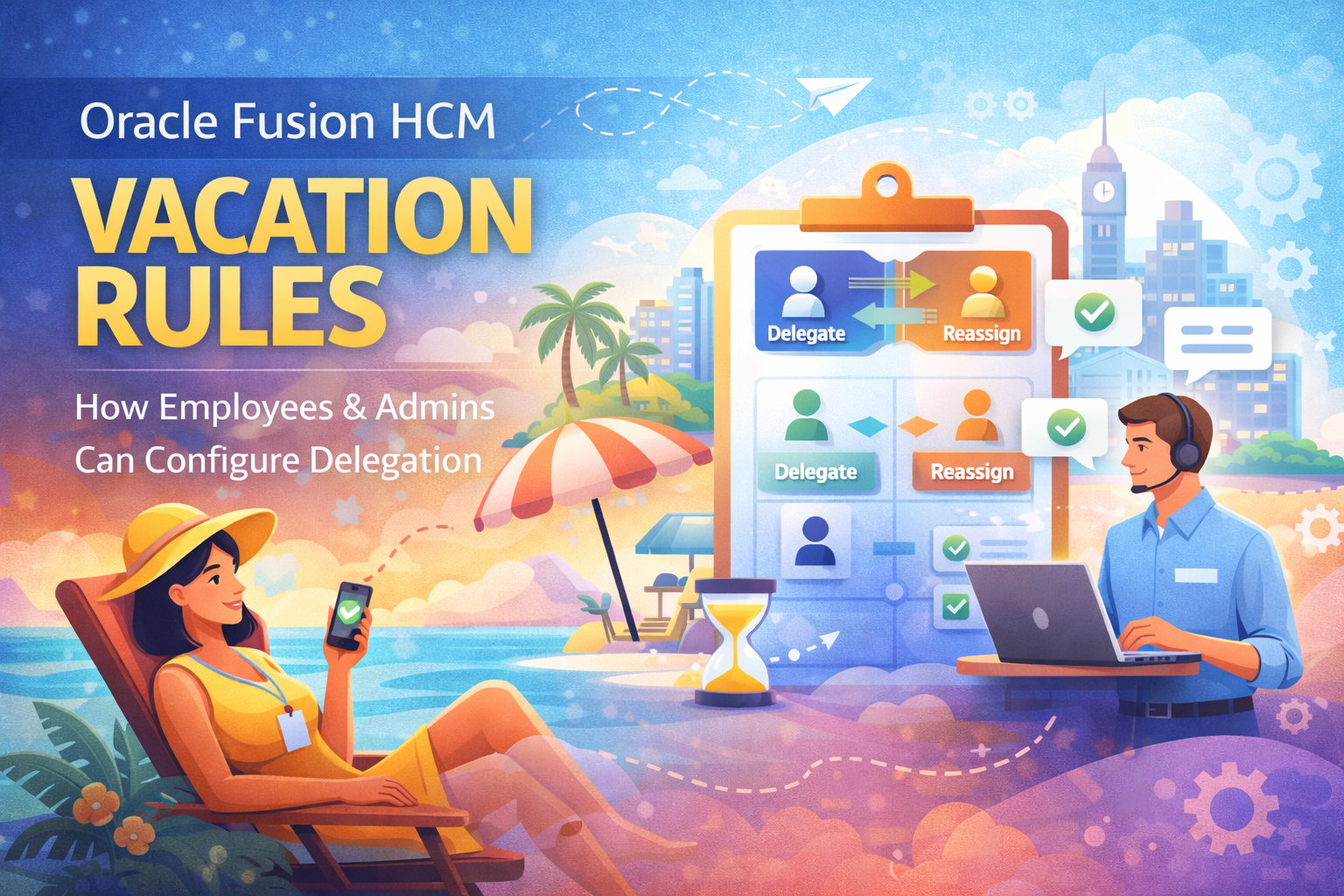 Oracle Fusion HCM Vacation Rules: How Employees and Admins Can Configure Delegation