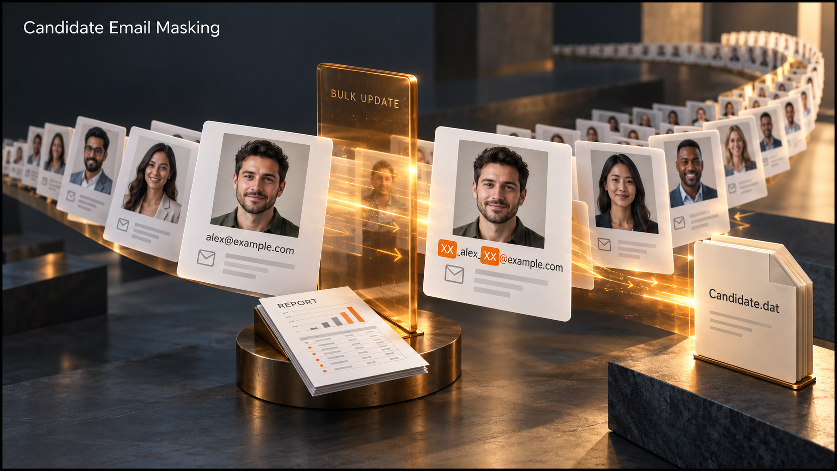 Mask Candidate Emails in Bulk with a Ready-to-Use Report